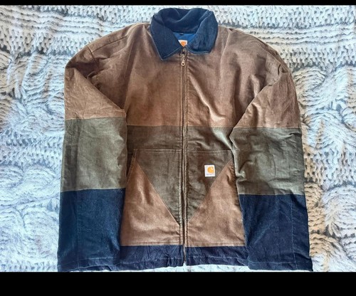 Carhartt cordjacke patchwork - cordjacke,